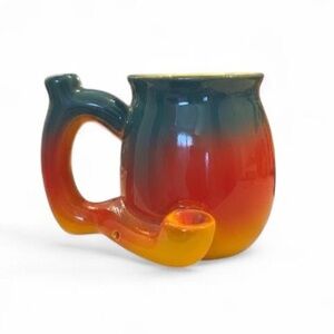 Green Red Yellow Mug | 13oz Coffee Cup | New